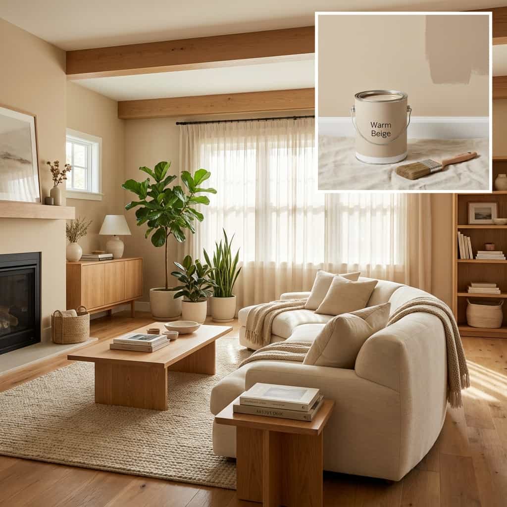 Interior dengan warna Beige